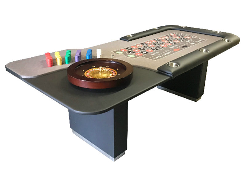 Premium Roulette Table in Toronto- side view.