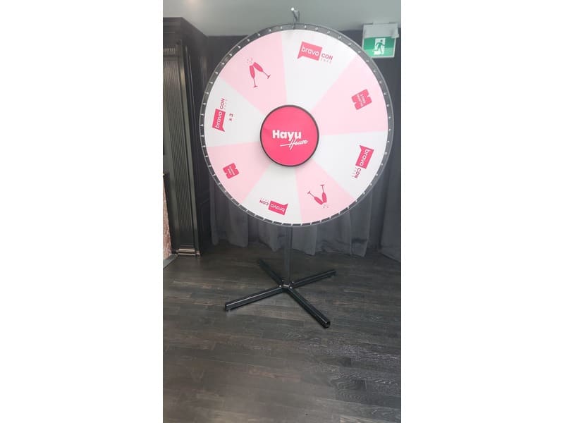 60″ Prize Wheel Rental Including Full Wrap
