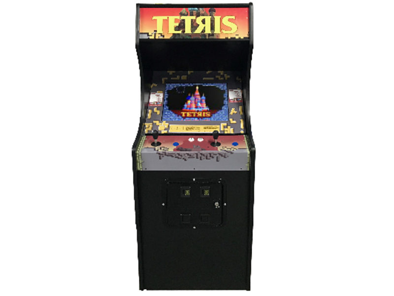 Tetris Arcade rental in Toronto- Front view.