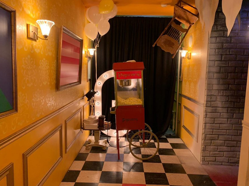 Popcorn Machine Cart