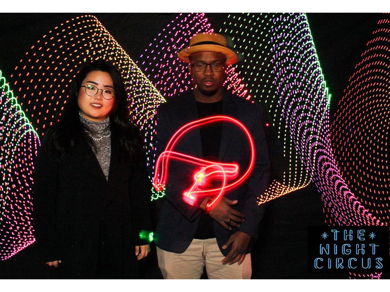 Light Painting Photo Booth example.