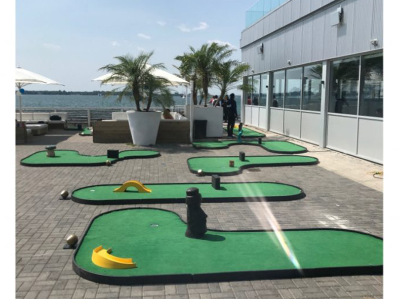 Portable Mini Golf Course rental in Toronto.