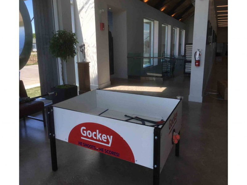 Gockey rental in Toronto set up for an event.
