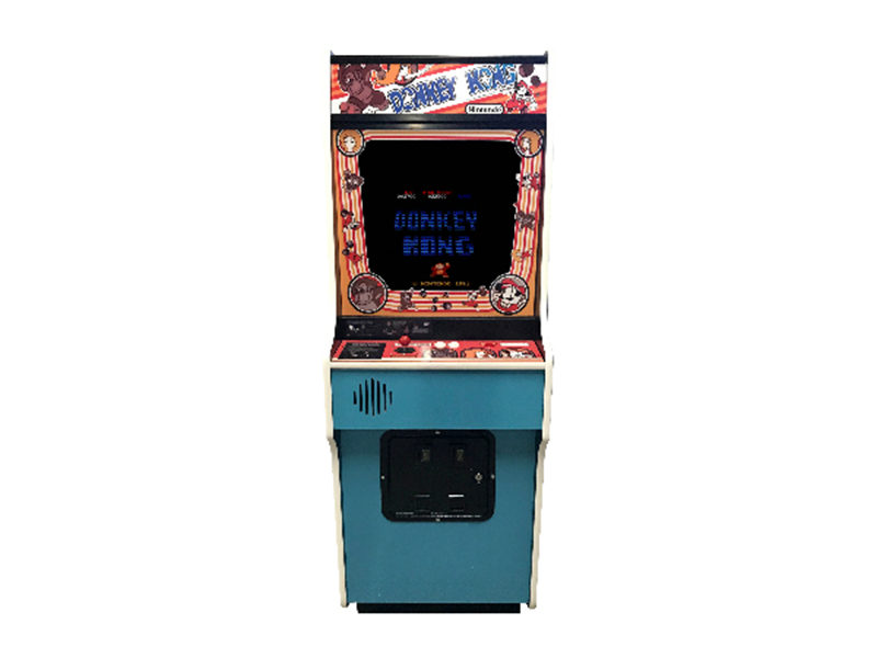 Donkey Kong Arcade Cabinet Front view.