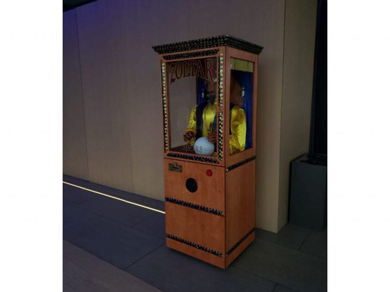 Zoltar Fortune Teller Arcade rental ready for event in Toronto.