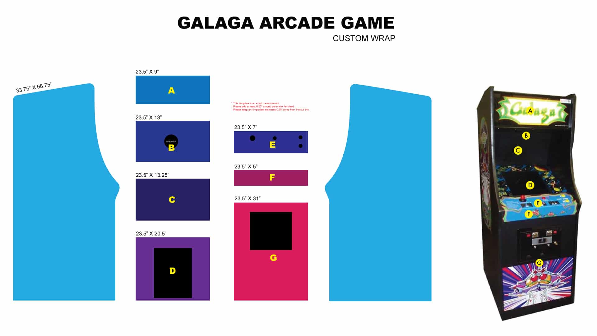 Galaga Arcade Game Abbey Road