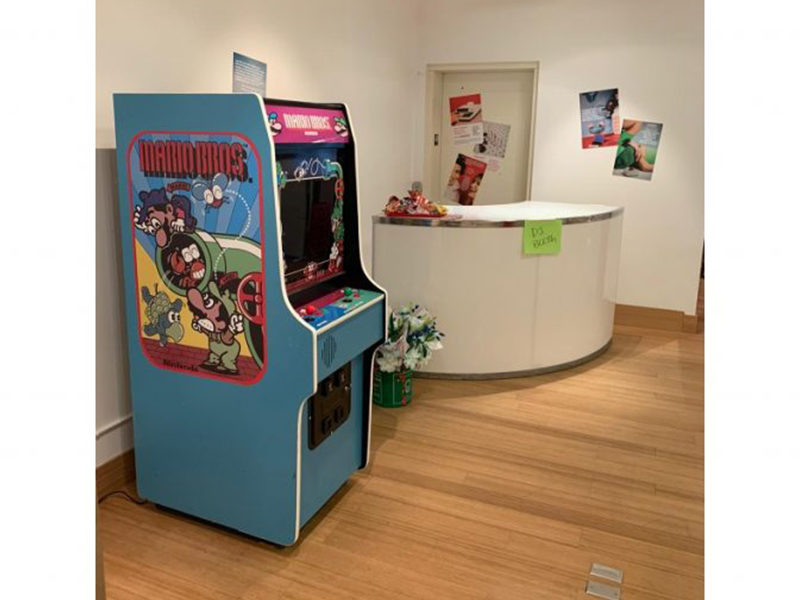 Mario Bros Arcade Rental side view.