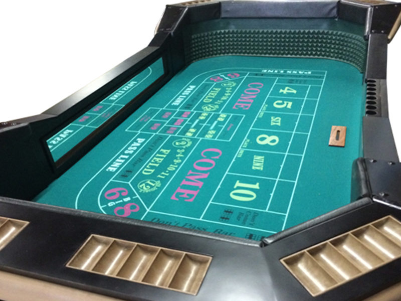 Basic Craps Table game board.