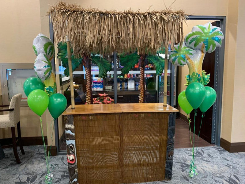 Tiki Bar Rental at a party in Toronto.