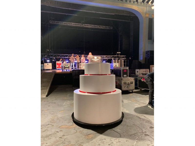 Giant Pop-Out Cake rental in Toronto.