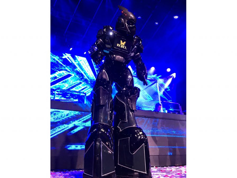 Giant LED Robot Performer photo 7