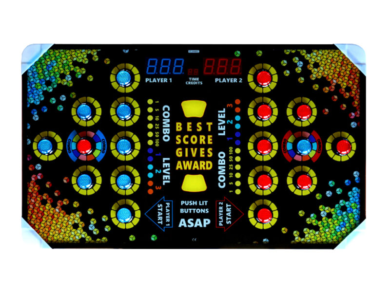 Catch the Light Arcade game board top view.