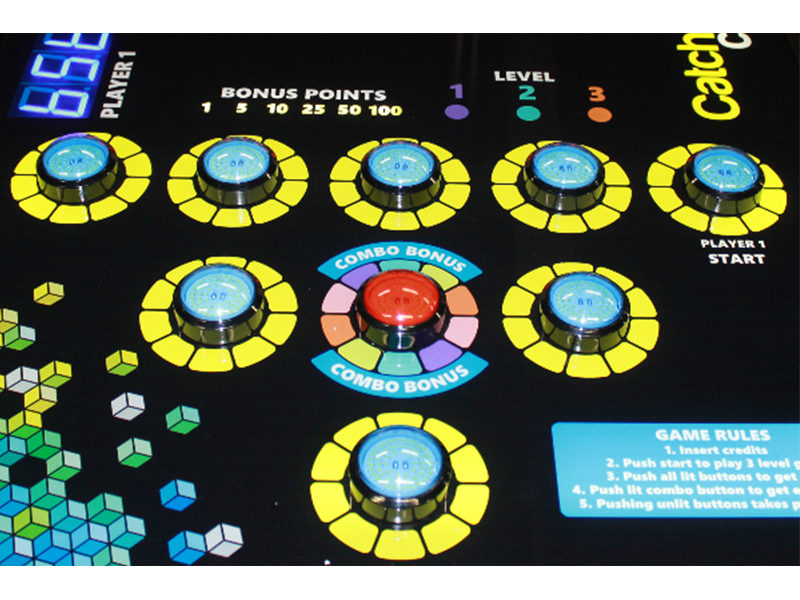 Catch the Light Arcade game board.