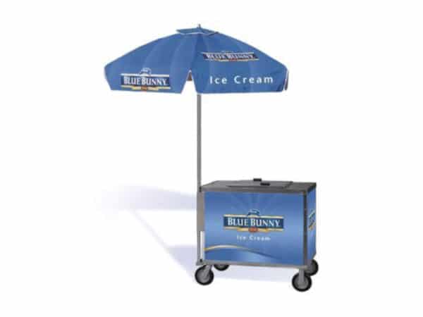 Ice Cream Cart with branding