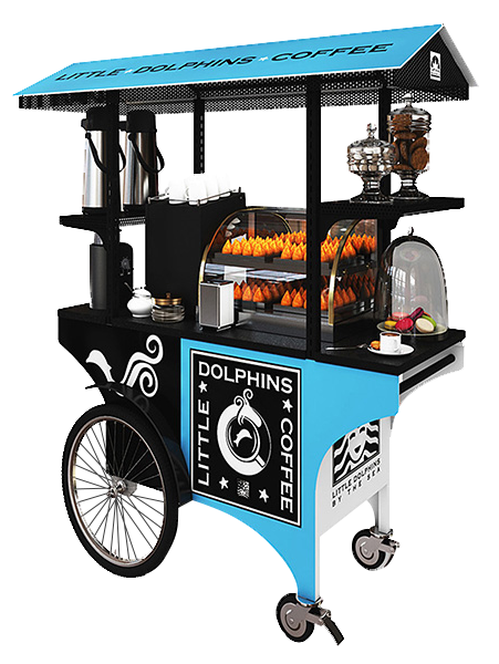 Portable Cart rental fully customized in Toronto.