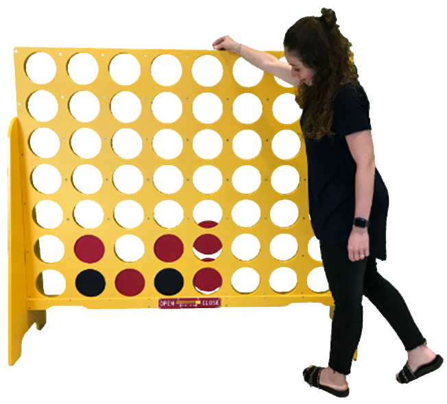 Extra Large Connect Four rental in Toronto.