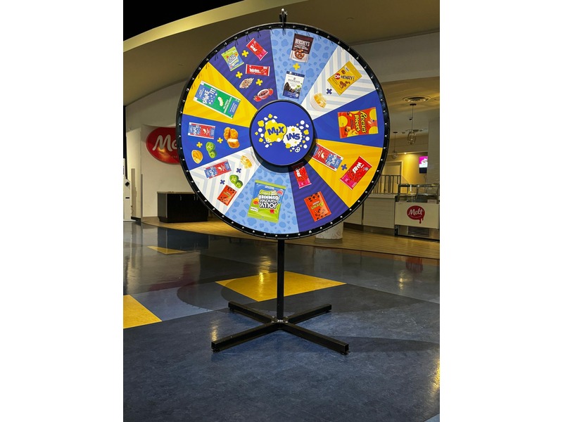60″ Prize Wheel Rental Including Full Wrap