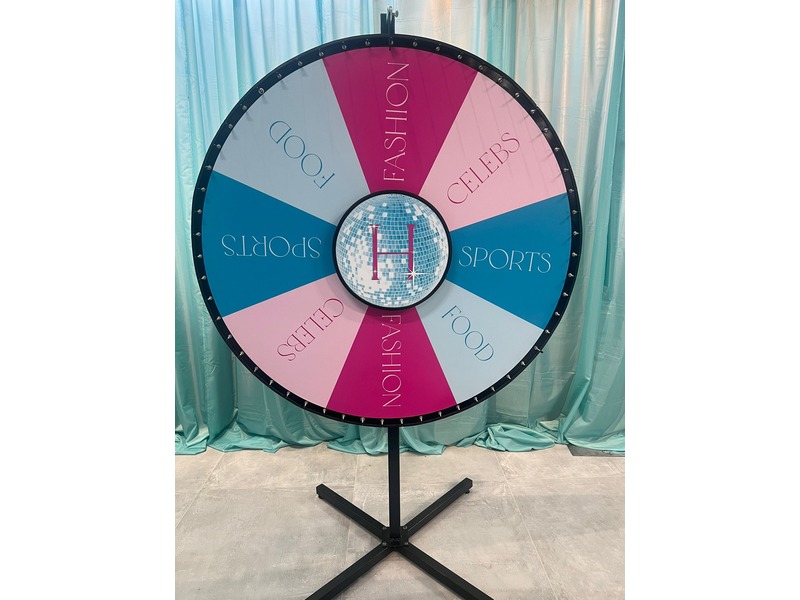 60″ Prize Wheel Rental Including Full Wrap