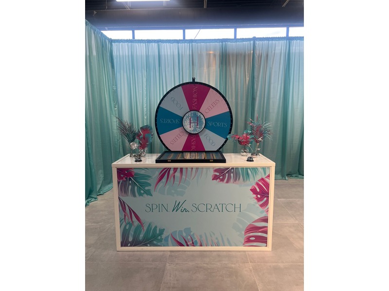 60″ Prize Wheel Rental Including Full Wrap