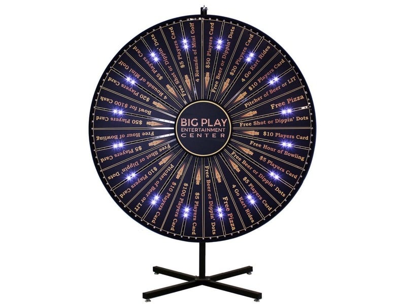 72″ LED Prize Wheel Rental
