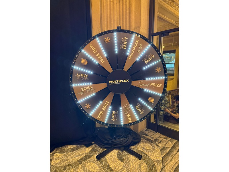 72″ LED Prize Wheel Rental