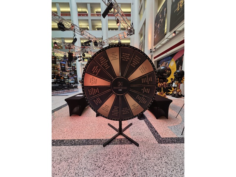 72″ LED Prize Wheel Rental