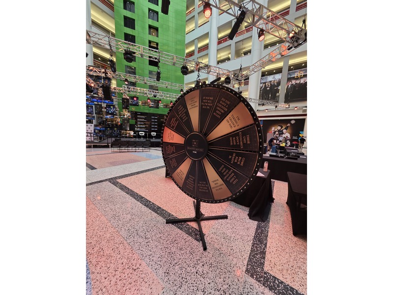 72″ LED Prize Wheel Rental
