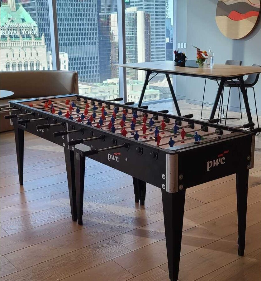 Corporate holiday party entertainment inside a Toronto venue