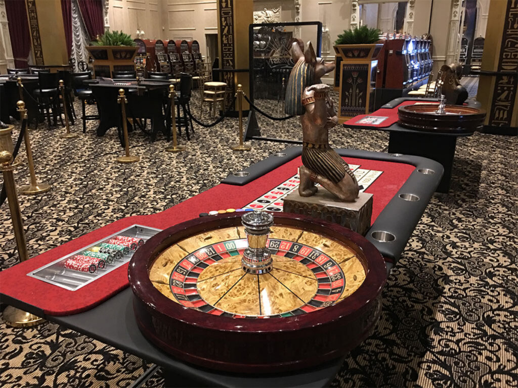 Custom-branded prop rental prepared for a television shoot
