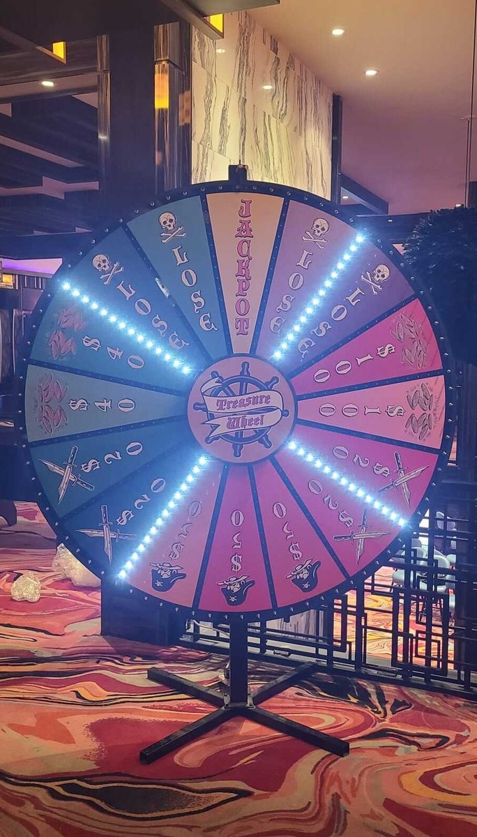 LED casino prize wheel