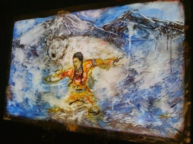 Live Painting on an Illuminated Canvas photo 4